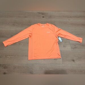 NWT Huk Bright Orange Fishing Shirt
